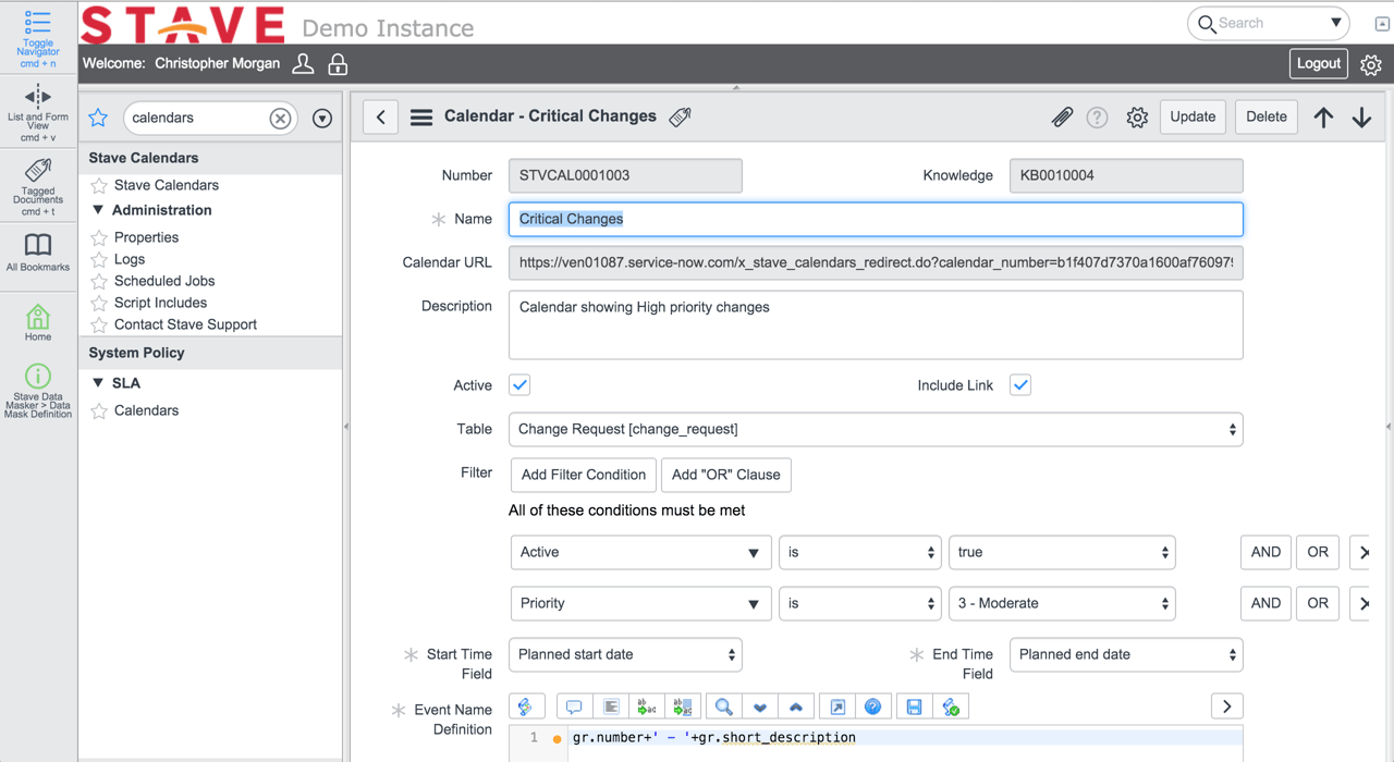 Calendar Subscriptions from Your ServiceNow Data
